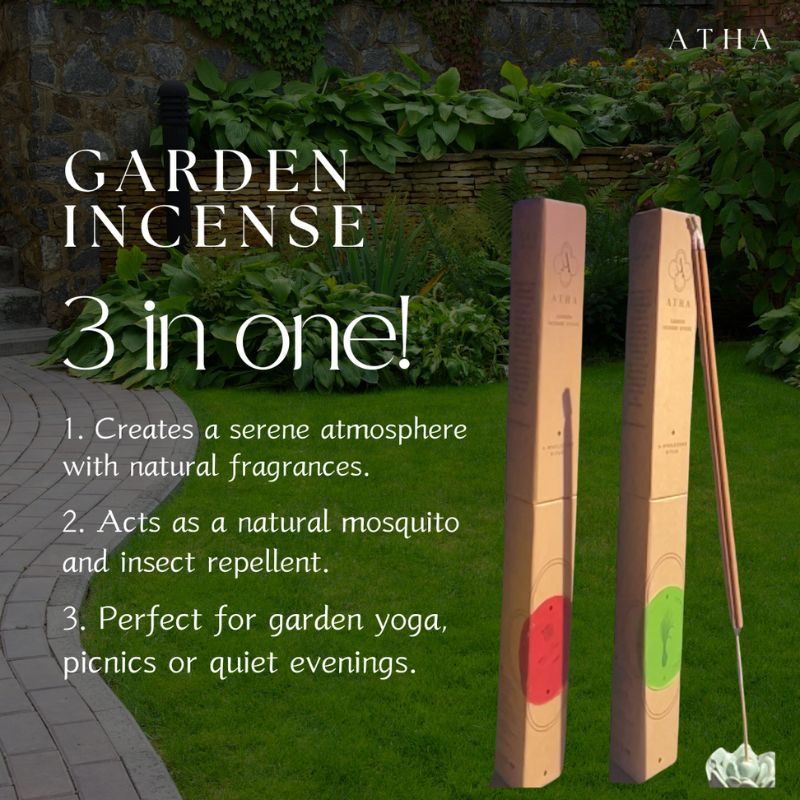 Mesmerose & Lemongrass Garden 16-inch Rose Incense Sticks – Premium Long-lasting Aroma