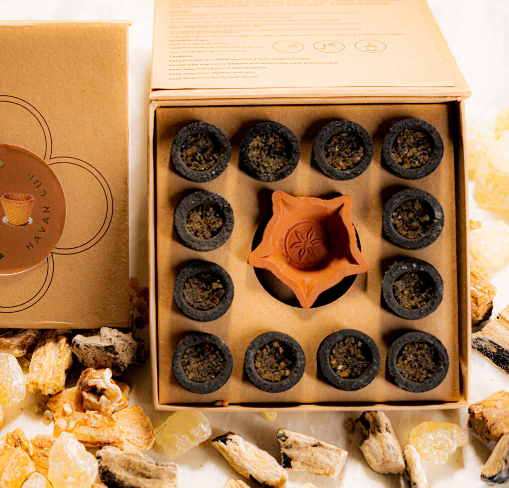 Atha’s Loban Sambrani Cups – Aromatic Air Purification and Cleansing