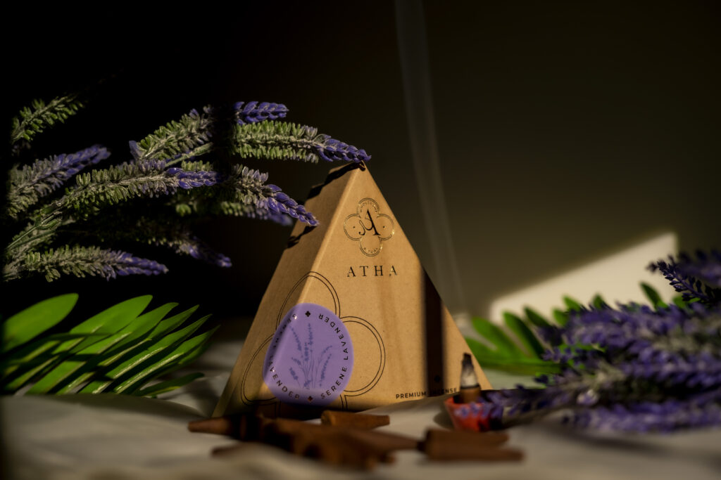 Serene Lavender Premium Incense Cones by Atha