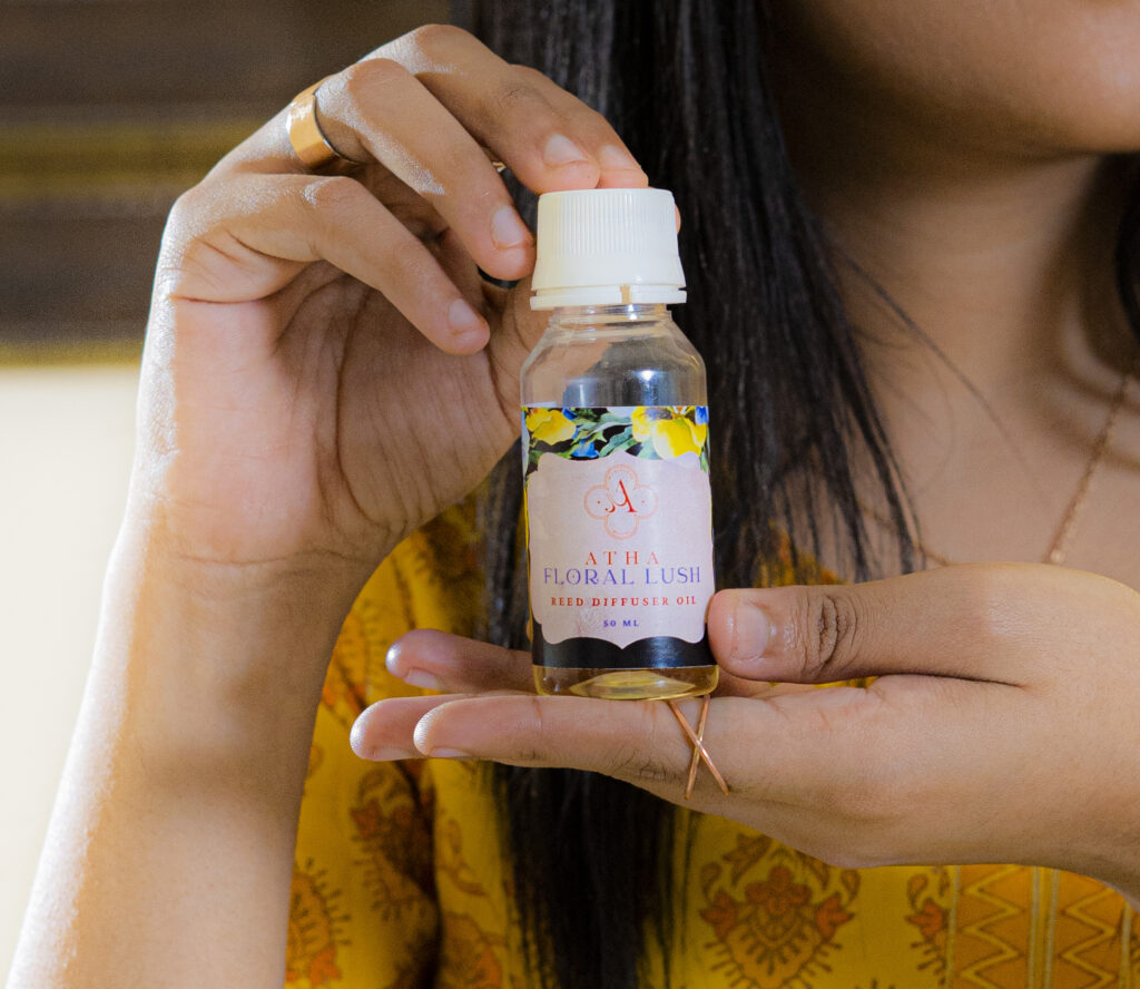 Atha Floral Lush Luxury Reed Oil Refill Bottle