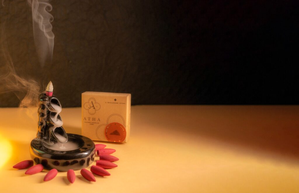 Ambered Musk Backflow Incense Refill Cones – Atha Fragrances
